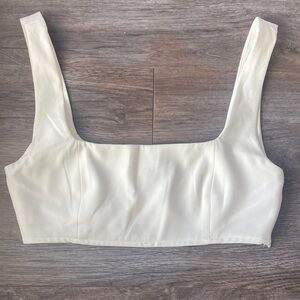 Princess Polly white Crop Top